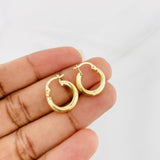 Candongas Mary 1.4g / 3/4 in Oro Amarillo 18K