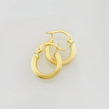 Candongas Winter 1.05g / 1/2 in Oro Amarillo 18K
