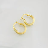 Candongas Winter 1.05g / 1/2 in Oro Amarillo 18K