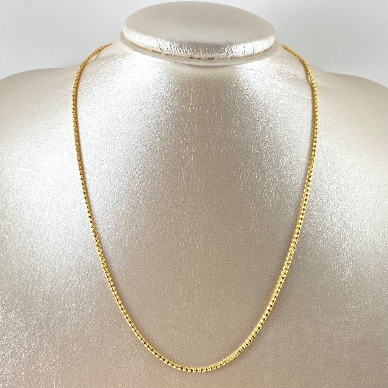 Cadena Veneciana 4.8gr / 45cm / 1.7mm Oro Amarillo +3 18K *