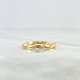 Twisted Ring 1.8gr / T4 1/2 / Yellow Gold