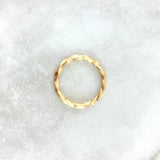 Twisted Ring 1.8gr / T4 1/2 / Yellow Gold