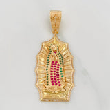 Dije Virgen Guadalupe 7.1 g / 1 3/4 in Oro Amarillo 18K