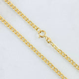 Cadena Cubana 2.1gr / 17 3/4 in / Oro Amarillo +1 18K ©