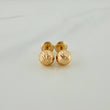 Topos Bola Diamantados 0.8 g / in / 6 mm Oro Amarillo 18K