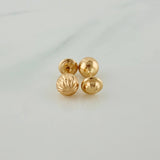 Topos Bola Diamantados 0.8 g / in / 6 mm Oro Amarillo 18K