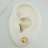 Topos Bola Diamantados 0.75 g / in / 6 mm Oro Amarillo 18K