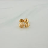 Topos Bola Diamantados 0.65 g / in / 5 mm Oro Amarillo 18K