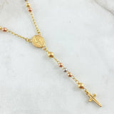 Miraculous Virgin Rosary Cross 9.1gr / 55cm / 18K Gold
