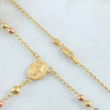 Miraculous Virgin Rosary Cross 9.1gr / 55cm / 18K Gold