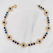 Pulso Tennis Halo Circulo 11.1 g / 8 in / 4.12 mm Oro Amarillo 18K