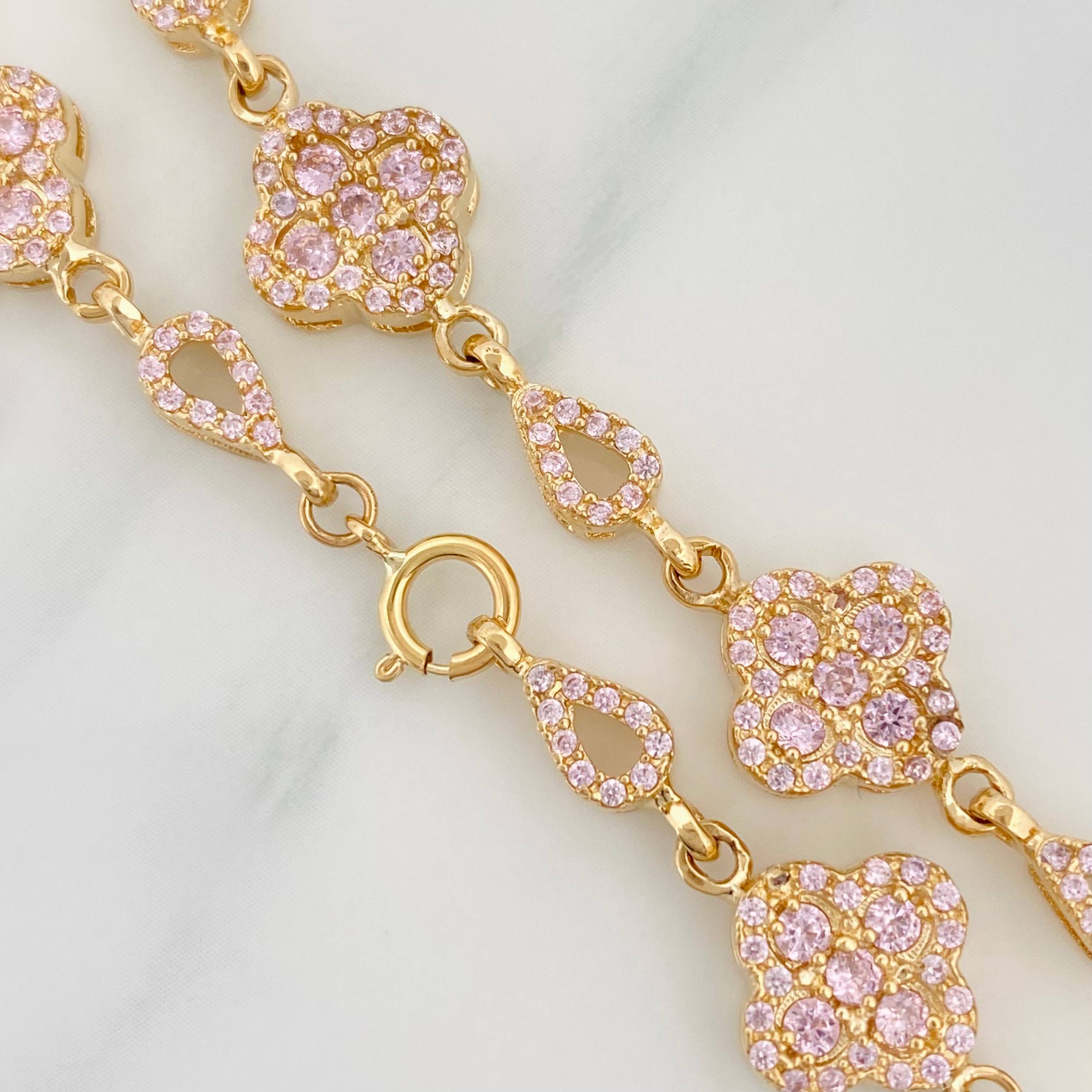 Pulso Trebol 12.25 g / 7 3/4 in / 4.3 mm Oro Amarillo 18K