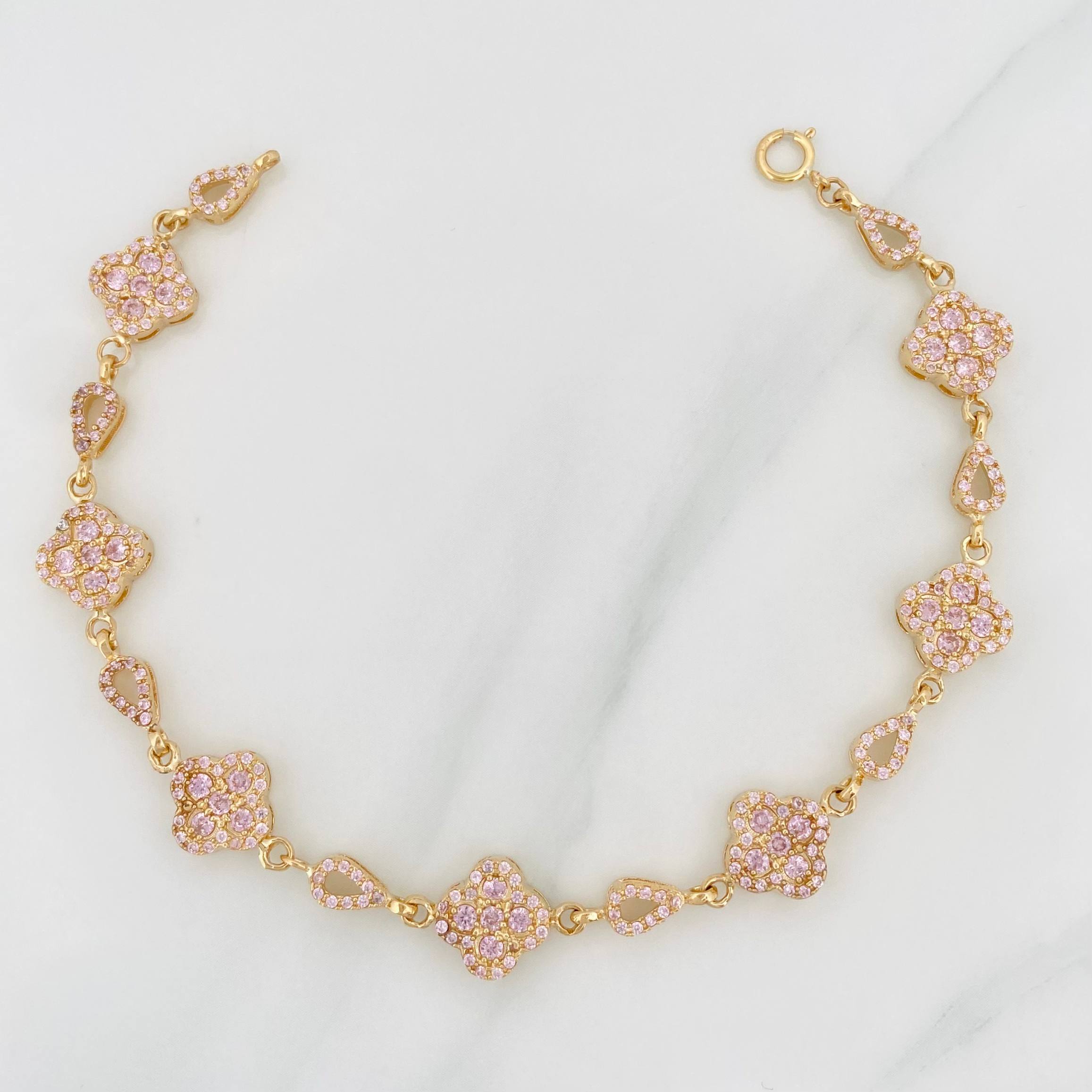Pulso Trebol 12.25 g / 7 3/4 in / 4.3 mm Oro Amarillo 18K