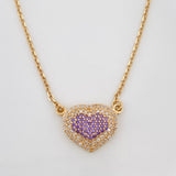 Cadena Aro Seguido Corazon 4.85 g / 16 3/4 in / 1.47 mm Oro Amarillo 18K