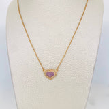 Cadena Aro Seguido Corazon 4.85 g / 16 3/4 in / 1.47 mm Oro Amarillo 18K