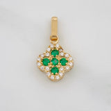 Dije Trebol 1.15 g / 3/4 in Oro Amarillo 18K