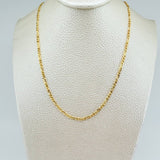 Figaro Chain 1.75 g / 23 3/4 in / 1.4 mm 18K Yellow Gold