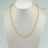 Singapore Chain 1.4gr / 19 3/4 in / 1.2mm Yellow Gold +3 18K %
