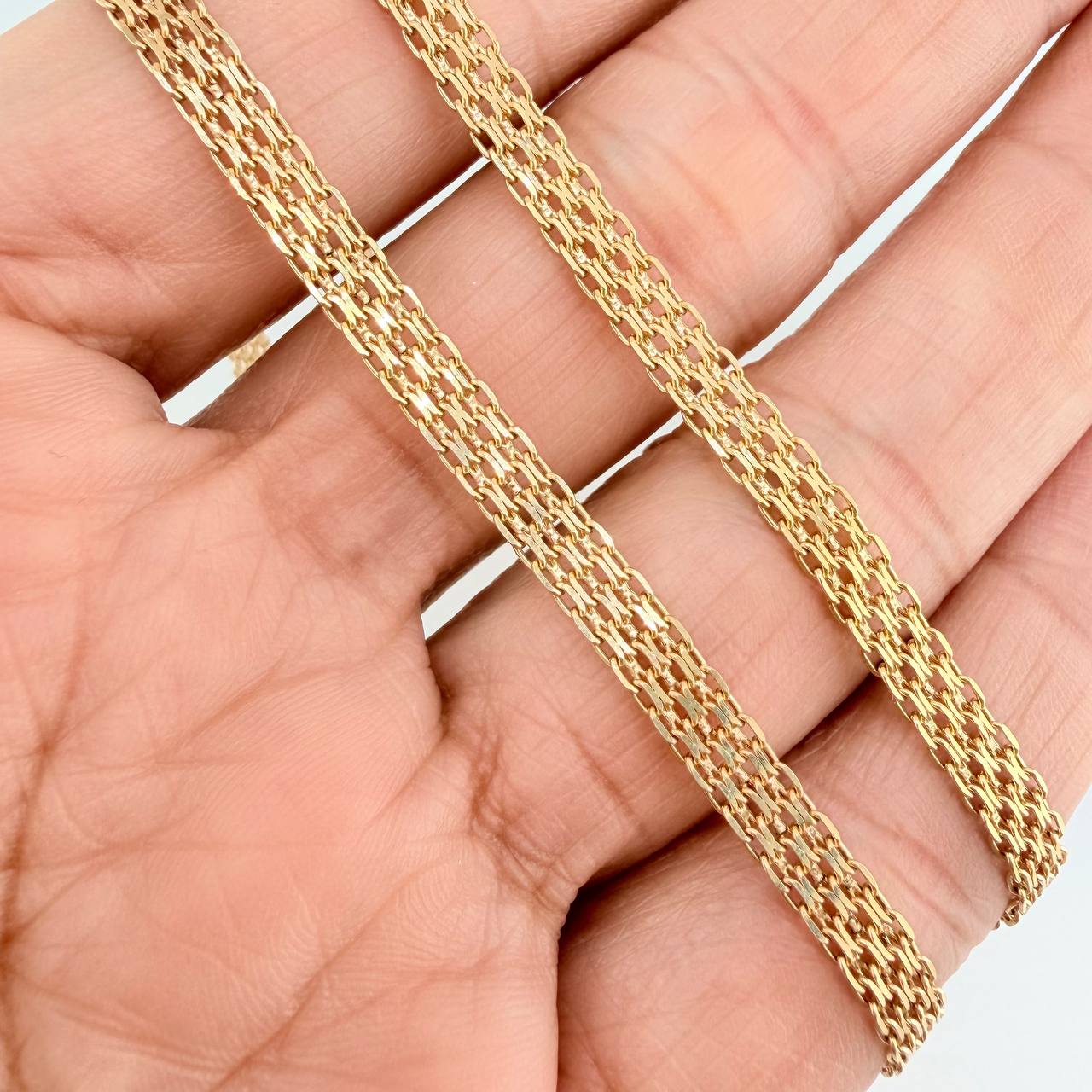 Cadena China 13.35gr / 23 1/2 in / 4mm Oro Amarillo +1 18K %