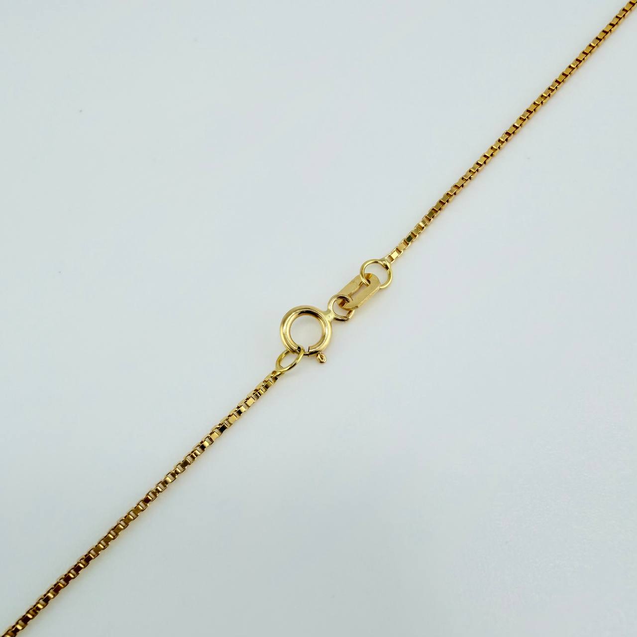 Cadena Veneciana 3.4gr / 23 3/4 in / 0.56mm Oro Amarillo +3 18K %