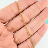 Pulso Cubano 1.05gr / 7 3/4 in / 1.7mm Oro Amarillo +1 18K %