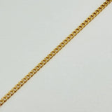 Pulso Cubano 1.05gr / 7 3/4 in / 1.7mm Oro Amarillo +1 18K %