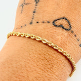 Rope Bracelet 2.05gr / 7 in / 2.42mm Yellow Gold +3 18K %