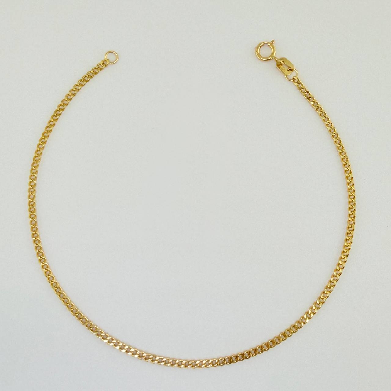 Cuban Links Bracelet 1gr / 7 1/2 in / 1.55mm Yellow Gold +1 18K %