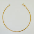 Cuban Links Bracelet 1gr / 7 1/2 in / 1.55mm Yellow Gold +1 18K %