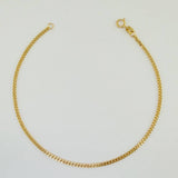 Cuban Links Bracelet 1gr / 7 1/2 in / 1.55mm Yellow Gold +1 18K %