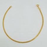 Pulso Cubano 1.3gr / 7 1/2 in / 1.96mm Oro Amarillo +1 18K %