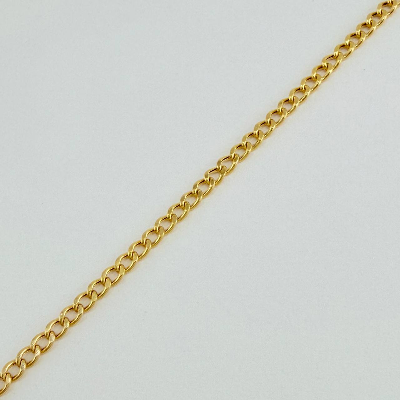 Pulso Cubano 1.3gr / 7 1/2 in / 1.96mm Oro Amarillo +1 18K %