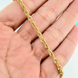 Pulso Lazo 3.15gr / 7 1/4 in / 2.85mm Oro Amarillo +3 18K %