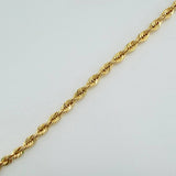 Pulso Lazo 3.15gr / 7 1/4 in / 2.85mm Oro Amarillo +3 18K %