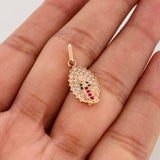 Dije Virgen de Guadalupe 1.3g / 3/4 in Oro Rosa 18K