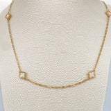 Cadena Aro Seguido Trebol 6.75gr / Oro Amarillo 18K &