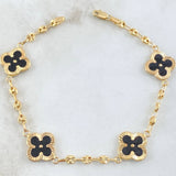 Bracelet GC Clover 5.3gr / 7.3in / 18K Gold