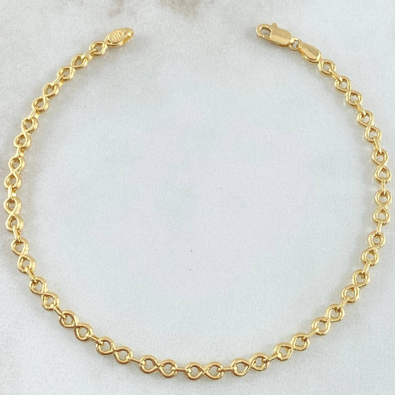 Pulso Infinito 2.35gr / 7 1/4 in / Oro Amarillo 18K