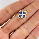Dije Trebol 1.6g / 3/4 in Oro Amarillo 18K
