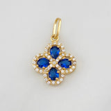 Dije Trebol 1.6g / 3/4 in Oro Amarillo 18K