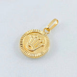 Pendant Crown Circle 1.05gr / 0.8in / 18K Gold