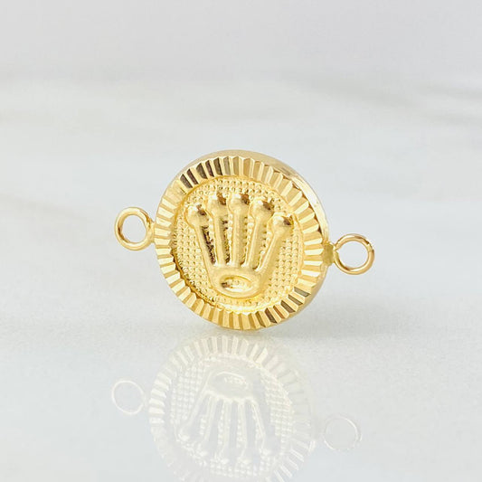 Herraje Corona Circulo 1.05gr / 3/4 in / Oro Amarillo 18K *