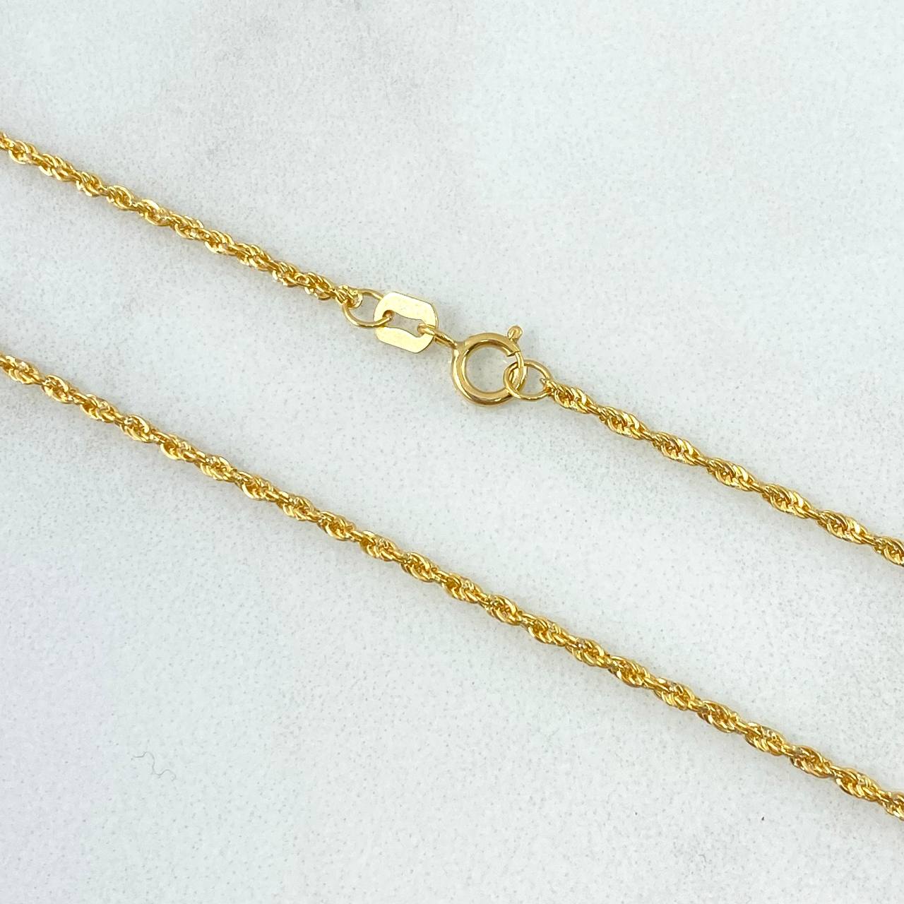 Cadena Lazo 1.2gr / 45cm / +3Oro 18K *