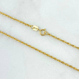 Cadena Lazo 1.2gr / 45cm / +3Oro 18K *