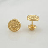 Topos Corona 0.95 g / in / 8 mm Oro Amarillo 18K