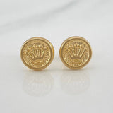 Topos Corona 0.95 g / in / 8 mm Oro Amarillo 18K