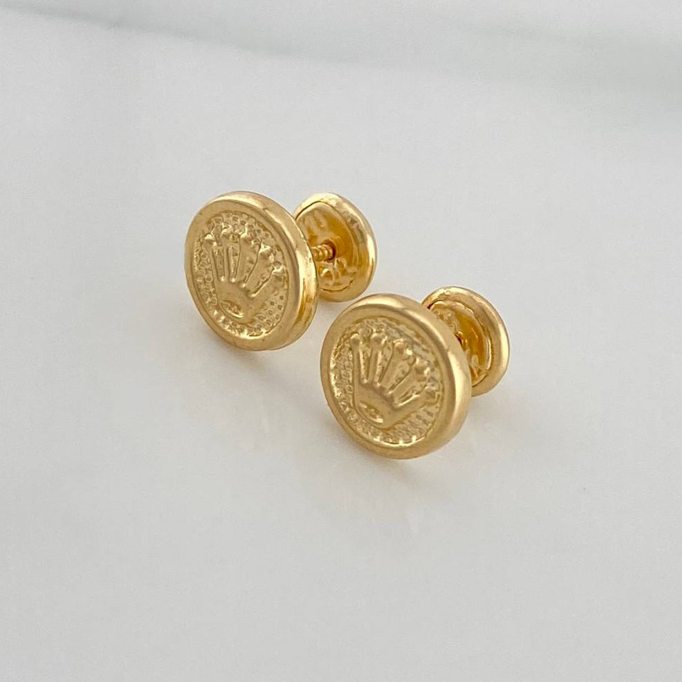 Topos Corona 0.95 g / in / 8 mm Oro Amarillo 18K