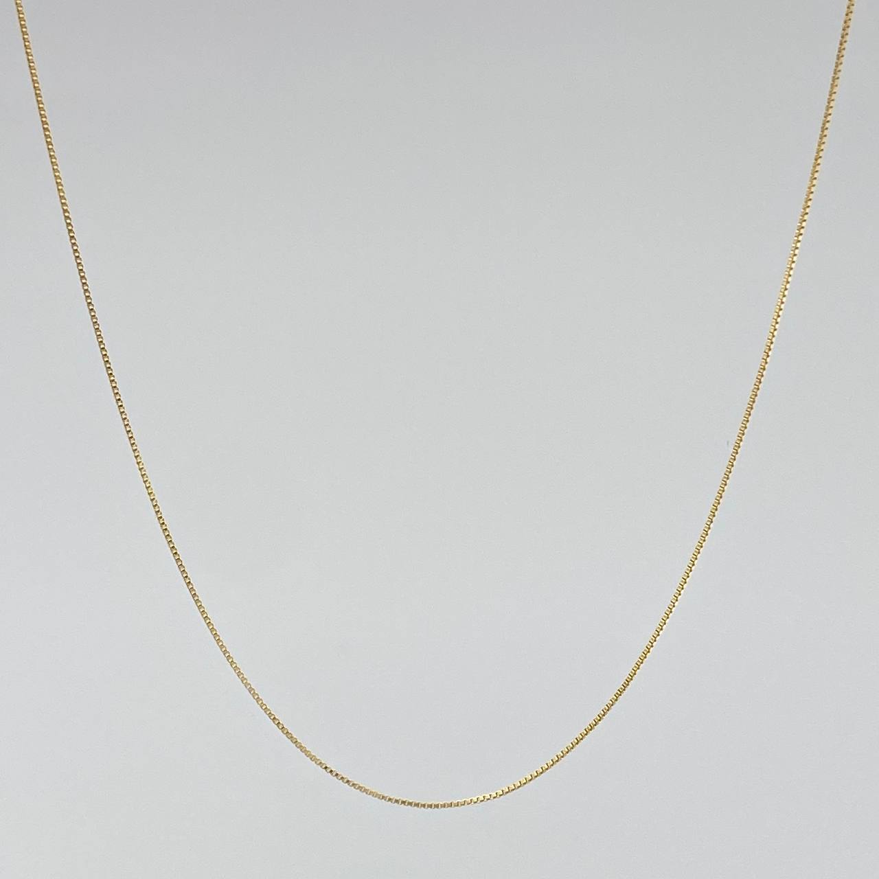 Venetian Chain 0.8 g / 17 3/4 in / 0.5 mm Yellow Gold 18K