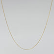 Venetian Chain 0.8 g / 17 3/4 in / 0.5 mm Yellow Gold 18K