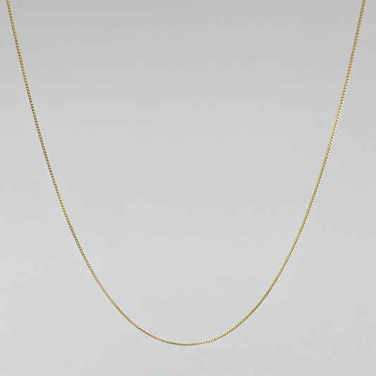 Venetian Chain 0.8 g / 17 3/4 in / 0.5 mm Yellow Gold 18K